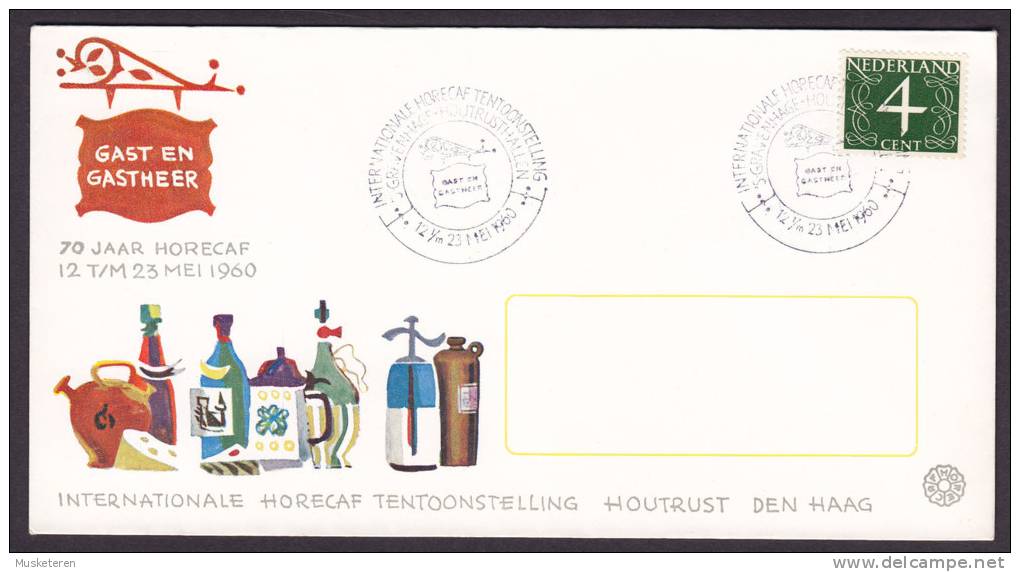 Netherlands 1960 Cover Internationale Horecaf Tentoonstelling Houtrust Den HAAG - Cartas & Documentos