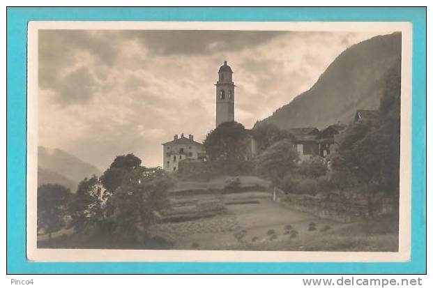 SVIZZERA SOGLIO IM BERGELL CARTOLINA FORMATO PICCOLO NON VIAGGIATA - Soglio