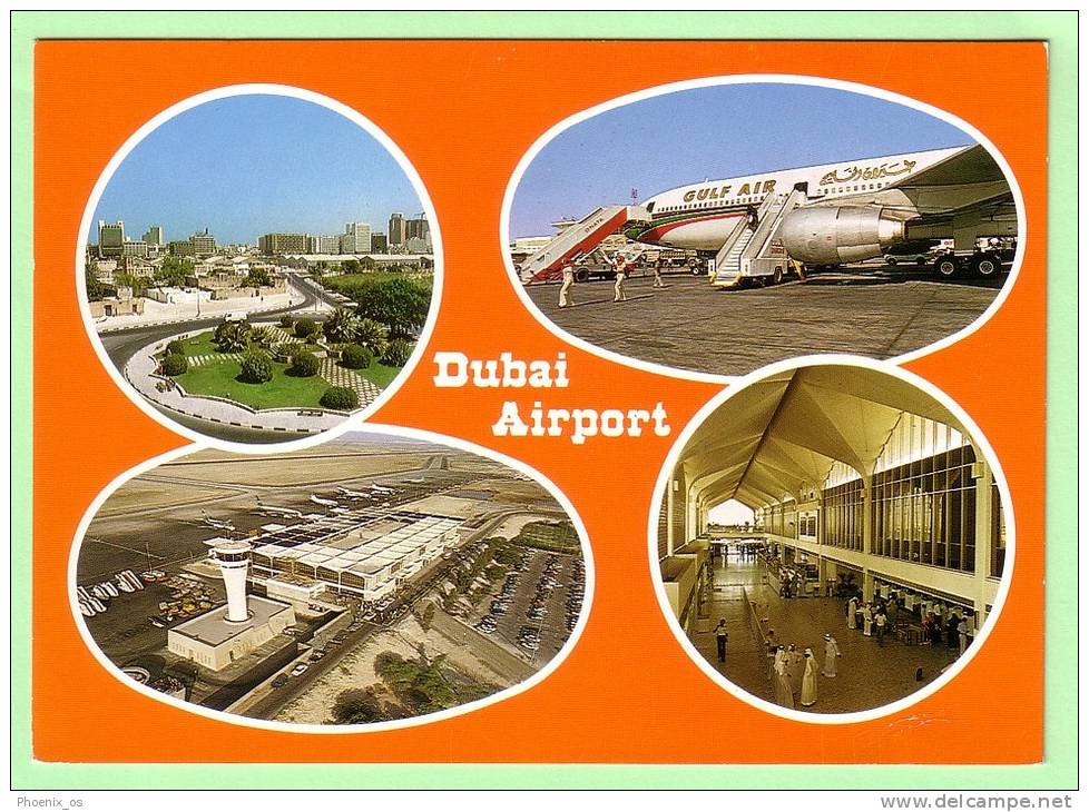 AERODROMES - Dubai Airport, Flughafen, Gulf Air, Year 1983 - Aerodromes