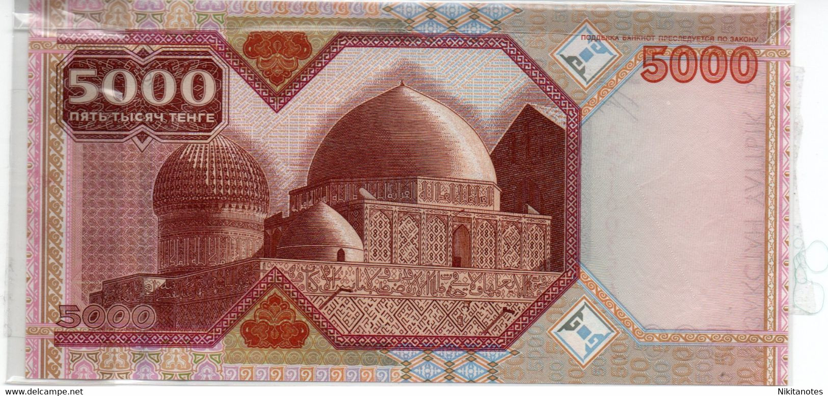 5000 TENGE 2001 AL FARABI Kazakistan  Kazakhstan XF See Scan - Kazakistan