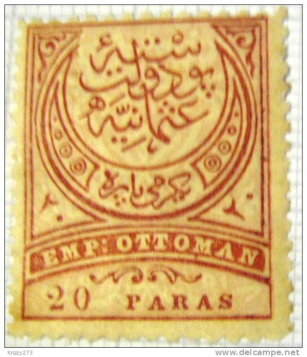 Turkey 1876 20p - Unused - Usados