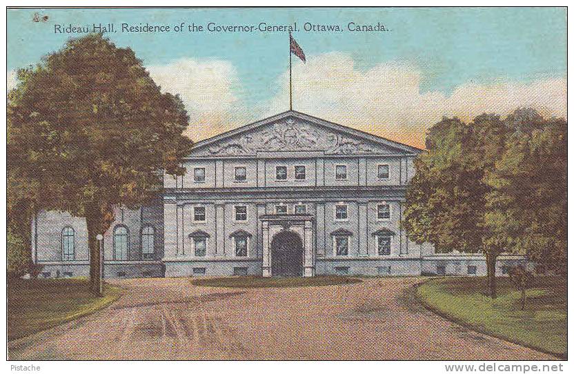 CPA - Ottawa Canada - Residence Governor General - Neuve - Canada Series - Neuve- 2 Scans - Ottawa