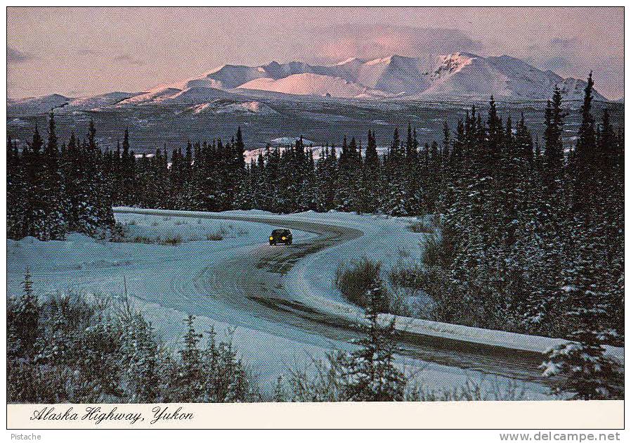 Alaska Highway Route  Yukon Canada - Winter Hiver Montagne Mountain - Neuve - Yukon