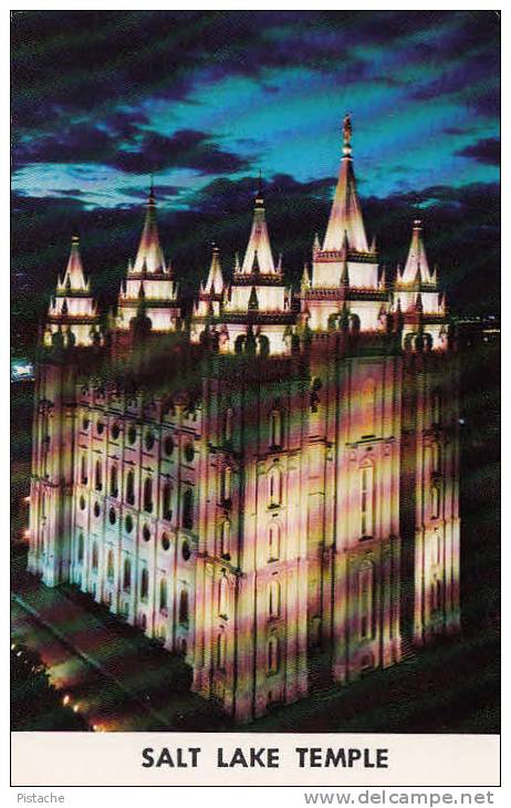 Salt Lake Temple Utah - Mormons Angel Moroni Christ Religion - Unused - VG Condition - Seaich - Salt Lake City