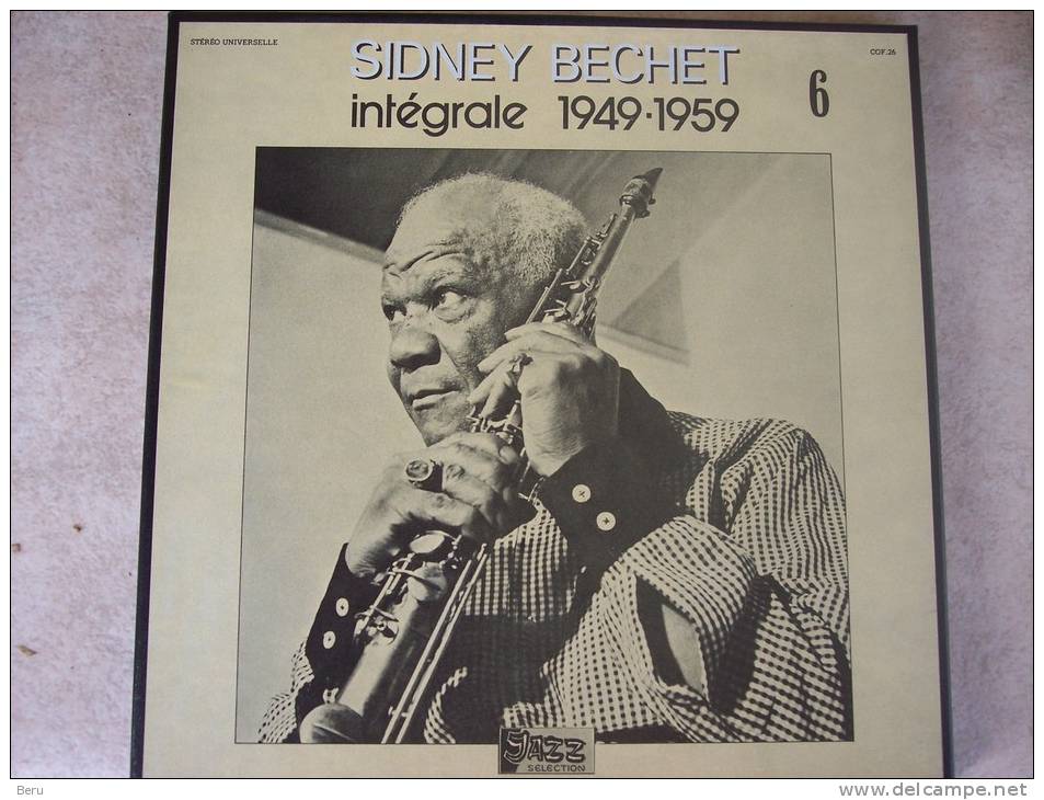 SIDNEY BECHET - Collector Intégrale 1949 - 1959, état Comme Neuf (3 X 33 T + Une Doc) - Jazz