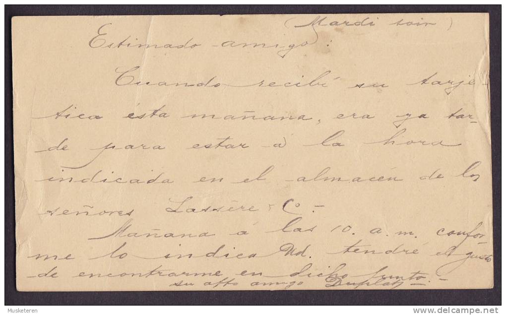 France Postal Stationery Ganzsache Entier Carte-Télégramme PARIS 96, Grand Hotel 1896 To Hotel Rougemont (2 Scans) - Rohrpost