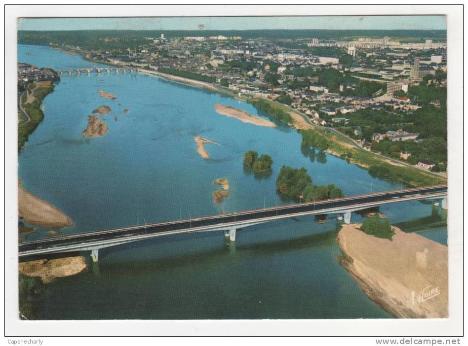 * CP Blois, Les Deux Ponts Sur La Loire Et Vue Aérienne Sur La Ville, Loir Et Cher 41 * - Blois