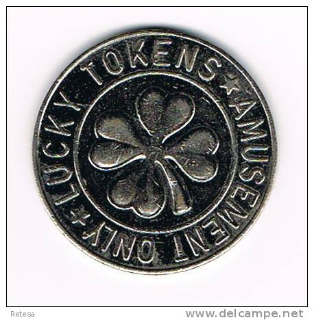 XX  LUCKY TOKENS  AMUSEMENT  ONLY - Sonstige & Ohne Zuordnung