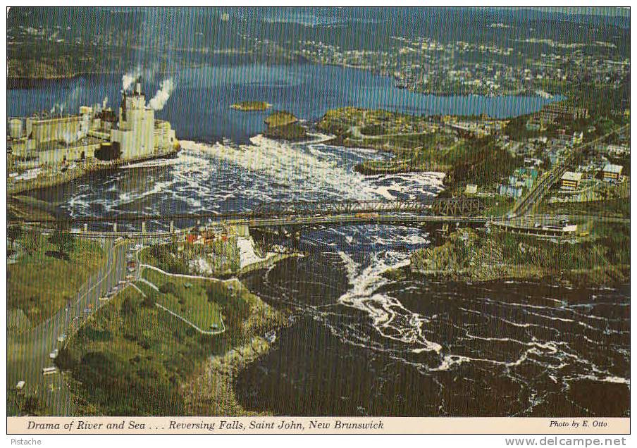 Saint-John New Brunswick - Reversing Falls - Barrage Dam Hydroelectricity - 6 X 4 - Unused - Autres & Non Classés