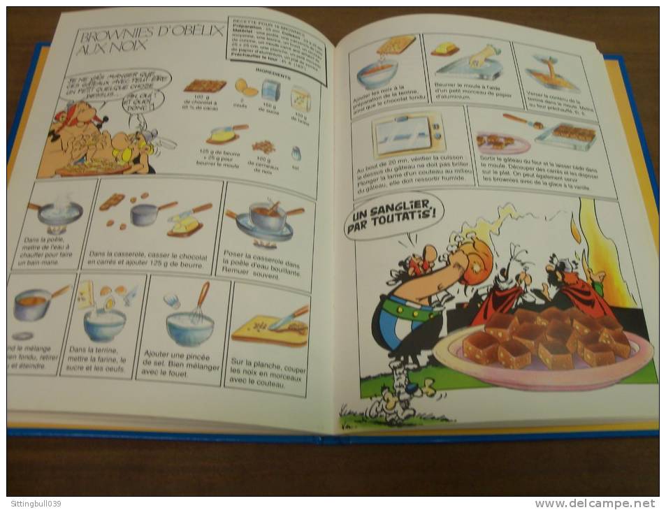 ASTERIX. La Cuisine avec Astérix pour petits Gaulois débrouillards et gourmands. 1993. Les Livres du Dragon d'Or/Ed G-U.