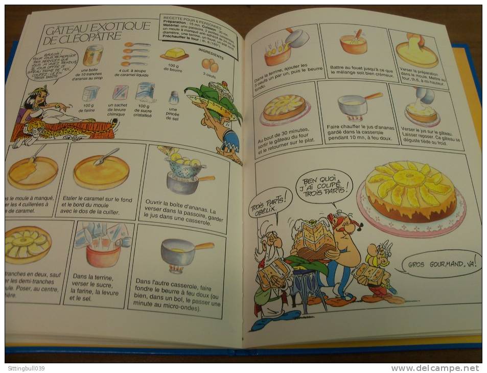ASTERIX. La Cuisine avec Astérix pour petits Gaulois débrouillards et gourmands. 1993. Les Livres du Dragon d'Or/Ed G-U.