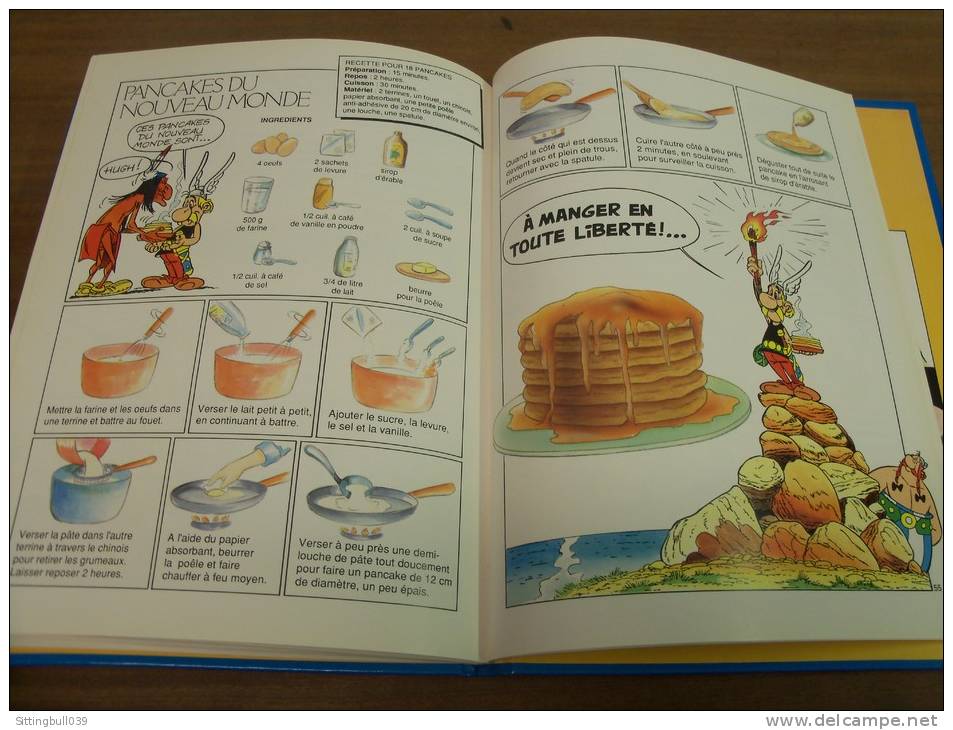 ASTERIX. La Cuisine avec Astérix pour petits Gaulois débrouillards et gourmands. 1993. Les Livres du Dragon d'Or/Ed G-U.