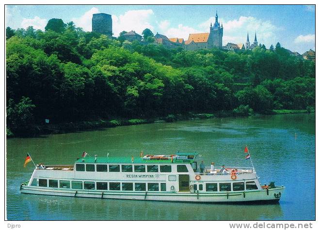 Ak Bad Wimpfen  Boat  Regina Wimpina  Personenschiffahrt - Bad Wimpfen