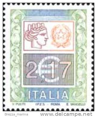 ITALIA - 2002 - Alti Valori Ordinari - Serie Ordinaria - 2 Gennaio 2002 - 2,17 € • US - 2001-10: Used