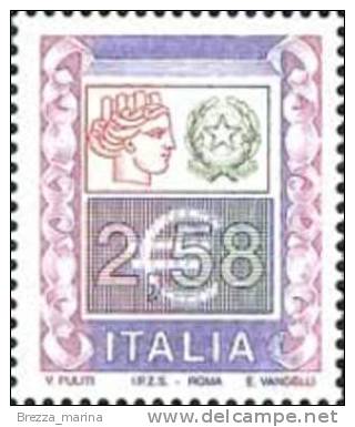 ITALIA - 2002 - Alti Valori Ordinari - Serie Ordinaria - 2 Gennaio 2002 - 2,58 € • US - 2001-10: Used