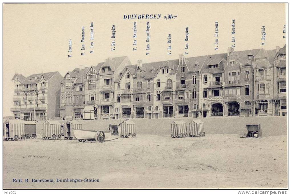 Duinbergen S/Mer Verscheidene Villa's Met Benaming - Knokke