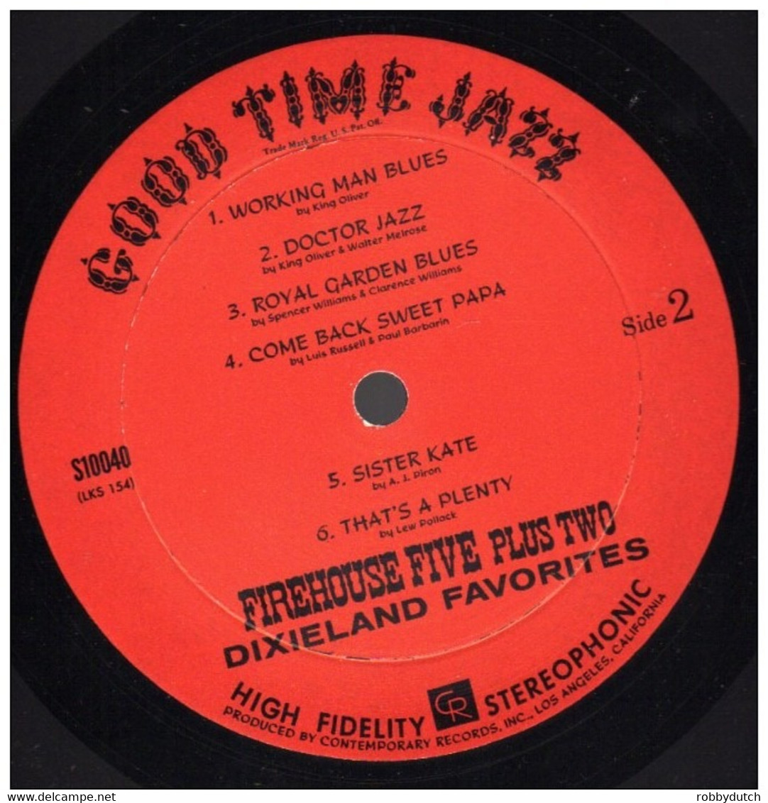 * LP *  FIREHOUSE FIVE PLUS TWO - DIXIELAND FAVORITES (USA 1960 EX-!!!) - Jazz