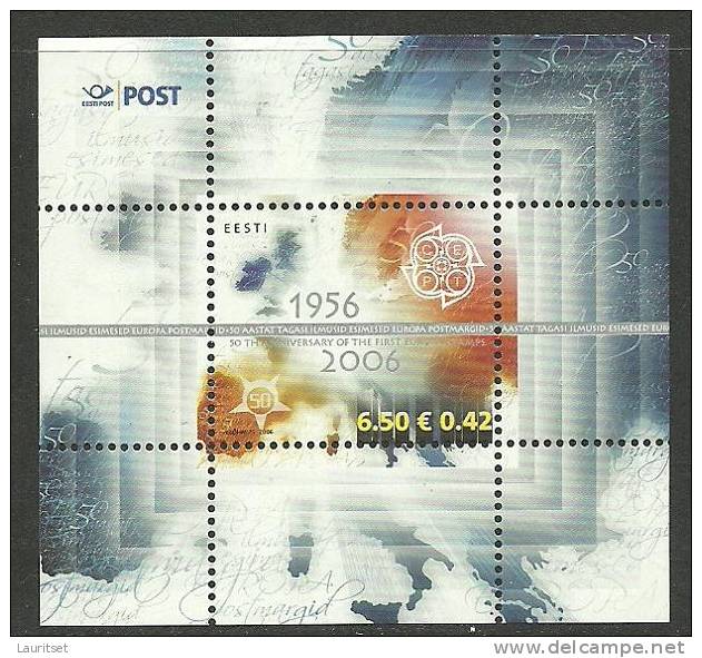 Estland Estonia Estonie 2006 Block Europa CEPT MNH - 2006