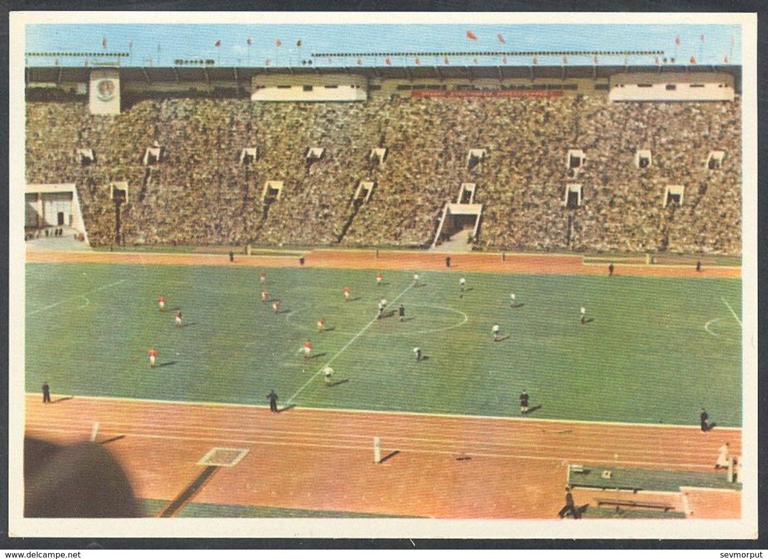 RUSSIA POSTCARD 2811 Mint MOSCOW "LUZHNIKI" Olympic Stadion STADIUM LENIN SPORT FOOTBALL SOCCER Fussball Match USSR Bvd - Calcio