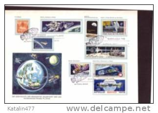 USA, 1976. History Of Space Flight, With Diff. Sets ,with Special Cancellation Of Weraba,Zürich - 1971-1980