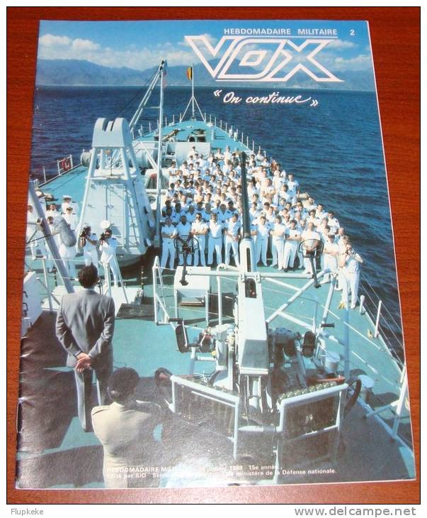 Vox 2 Janvier 1988 Opération Octopus - Armes