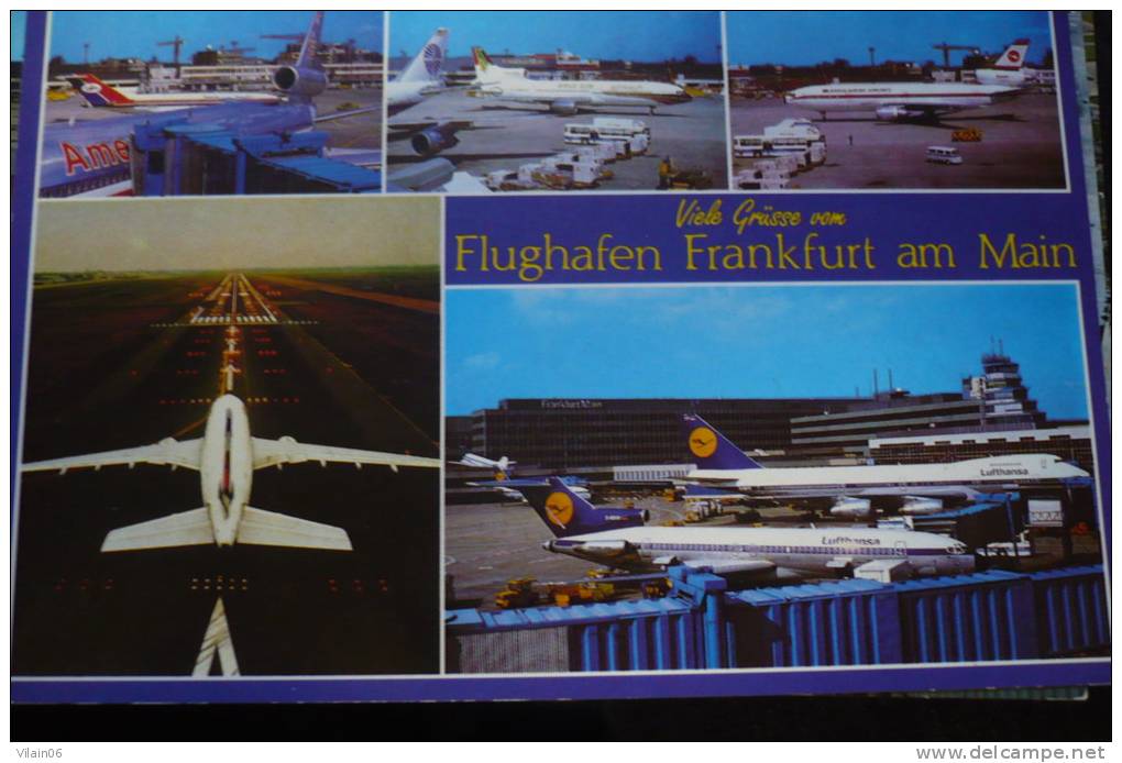 AEROPORT  , AIRPORT   FLUGHAFEN        FRANKFURT / MAIN - Aerodrome