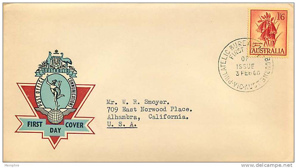 1959   1/6  Christmas Bells  On  Generic  Post Office FDC To USA  SG 322 - FDC