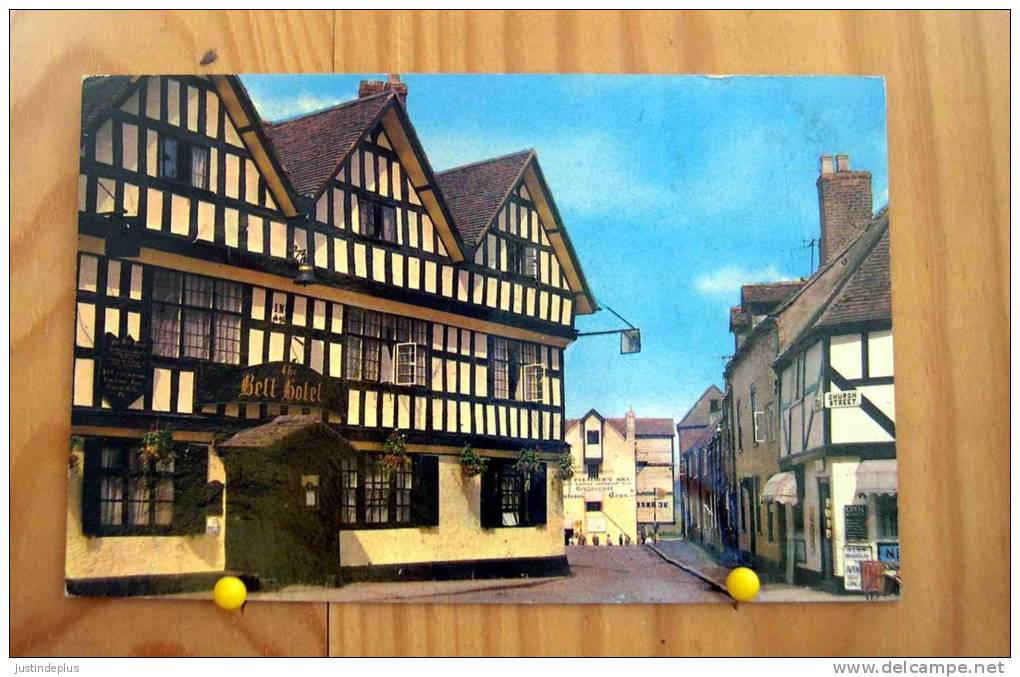 ROYAUME UNI THE BELL HOTEL TEWKESBURY CP VIERGE - Other & Unclassified