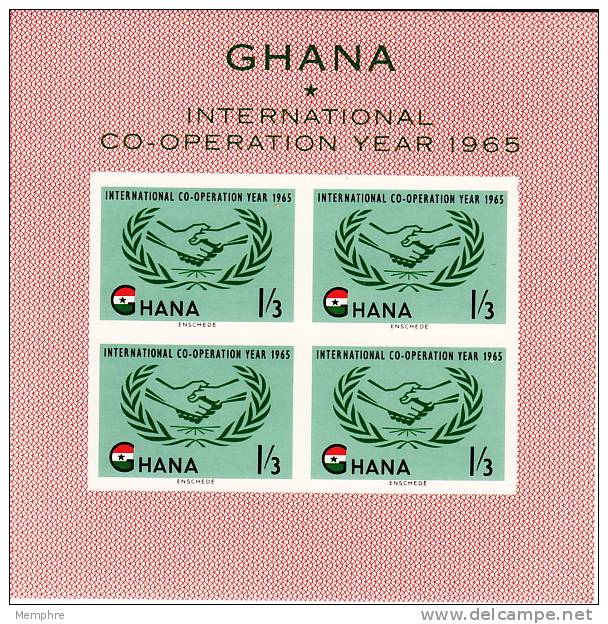 1965  International Year Of The Child   Souvenir Sheet MNH **  Sc 203a - Ghana (1957-...)