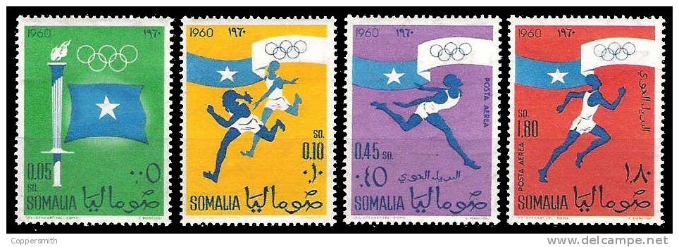 (006) Somalia / Somalie  Sport / Olympic Games Rome 1960 / JO   ** / Mnh  Michel 8-11 - Somalië (1960-...)