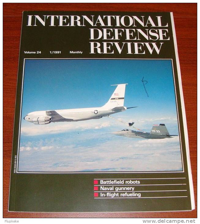 International Defense Review Volume 24 1/1991 Battlefield Robots Naval Gunnery - Military/ War