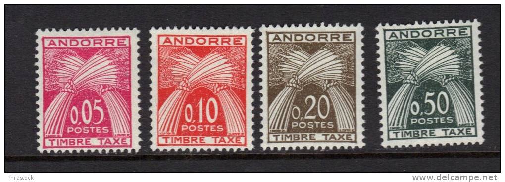 ANDORRE N° 42 à 45 ** - Unused Stamps