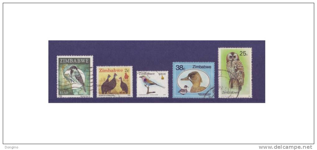 G208. Zimbabwe / Birds / Oiseaux / Aves - Collections, Lots & Series