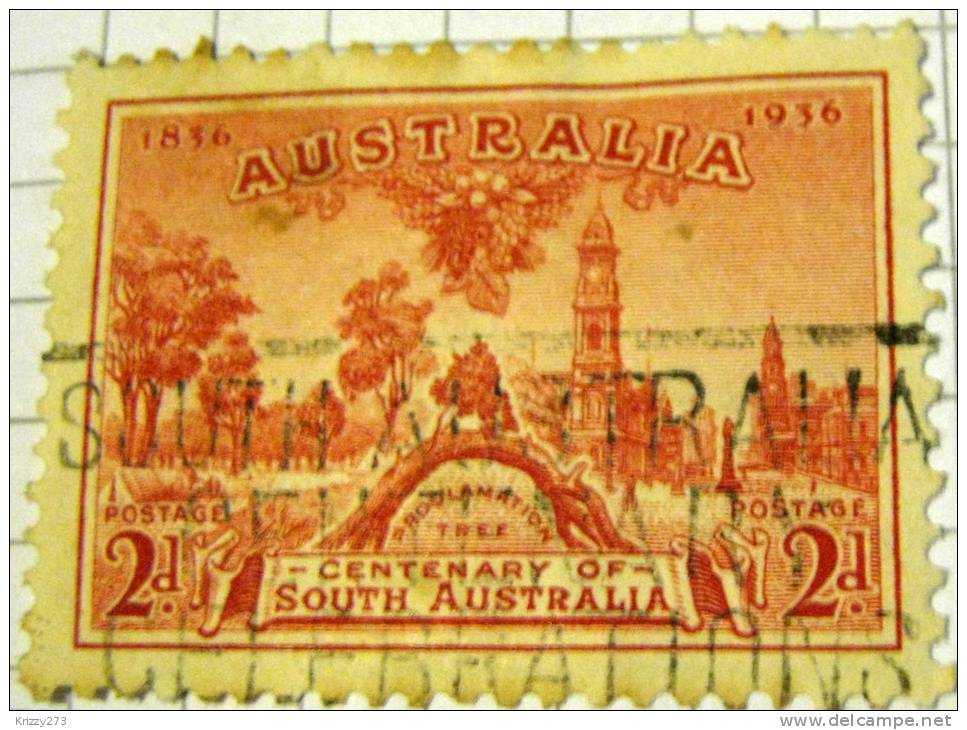 Australia 1936 Centenary Of South Australia 2d - Used - Usados
