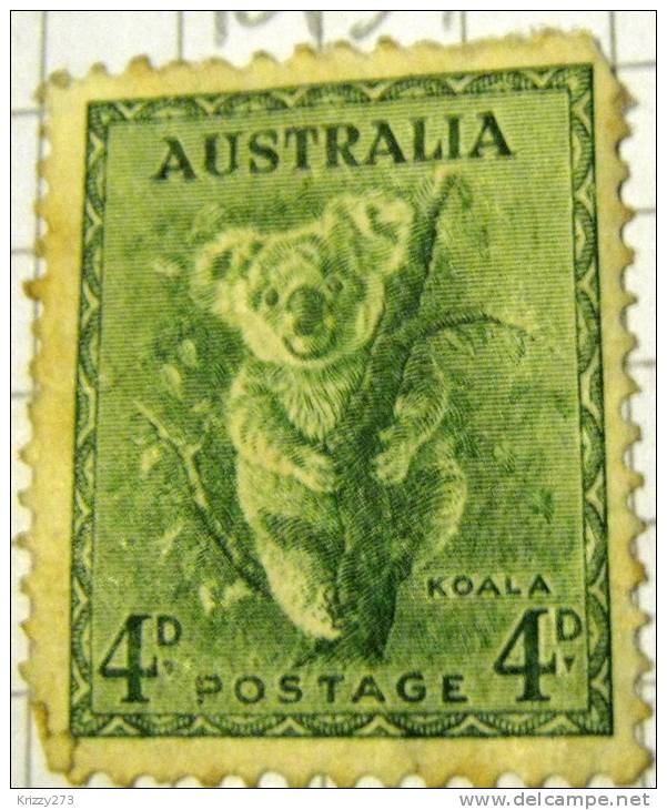 Australia 1937 Koala 4d - Unused - Neufs