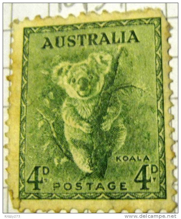 Australia 1937 Koala 4d - Unused - Ungebraucht