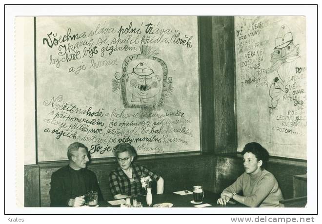 Postcard - Restaurant  " U Kalicha ", Prague    (3743) - Hoteles & Restaurantes