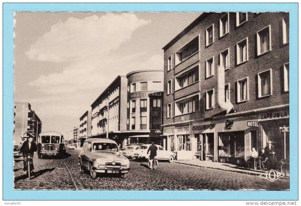 DUNKERQUE Place Jean Bart ( Côté Sud ) + Boulevard Sainte Barbe TOP N° 186 - Dunkerque