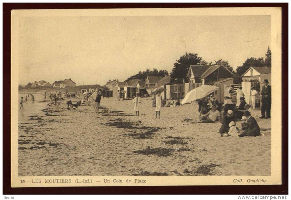 Cpa Du 44  Les Moutiers En Retz Un Coin De Plage NW7 - Les Moutiers-en-Retz