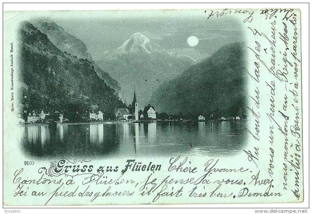 UR Uri. Fluelen. Gruss Aus Fluelen.en 1899. - Flüelen