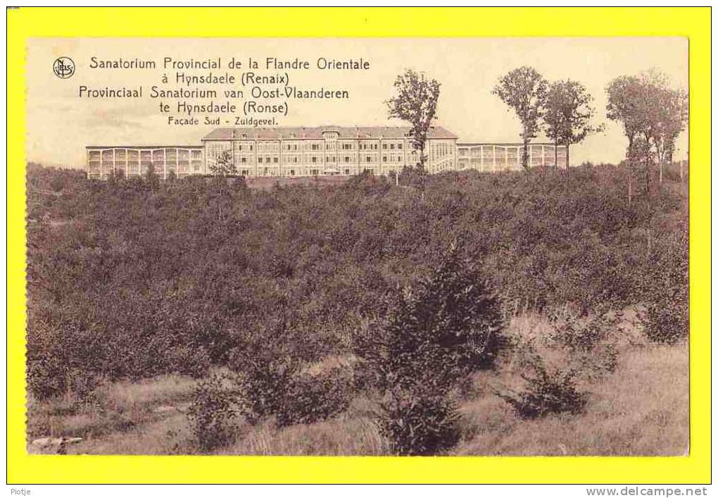 * Ronse - Renaix (Oost Vlaanderen) * (Nels) Provinciaal Sanatorium Te Hynsdaele, Old Cpa - Renaix - Ronse