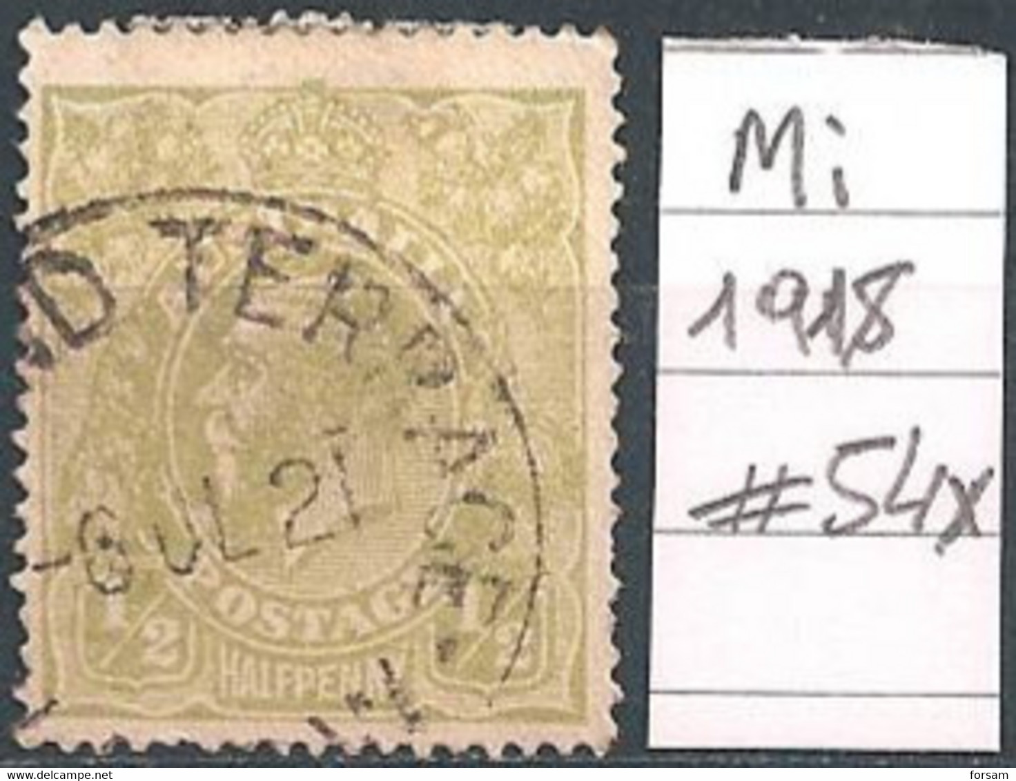 AUSTRALIA..1918..Michel # 54 X...used. - Used Stamps