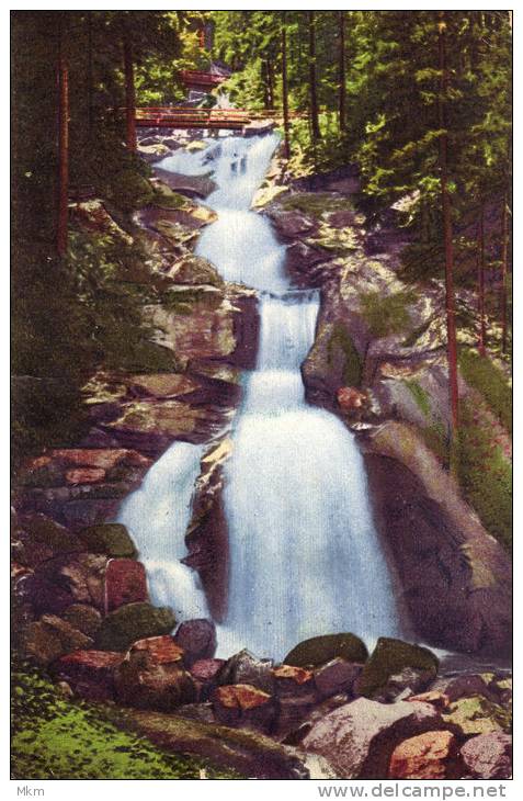 Wasserfall Totalansicht - Triberg