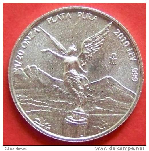 Mexico 2010 Libertad 1/20st Ounce .999 Fine Silver - Mexique