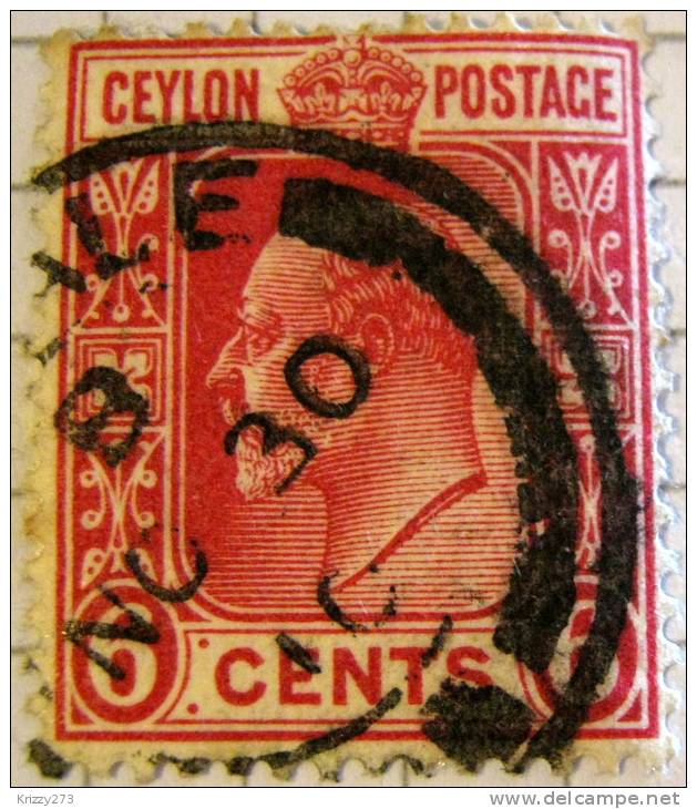 Ceylon 1903 King Edward VII 6c - Used - Ceylan (...-1947)