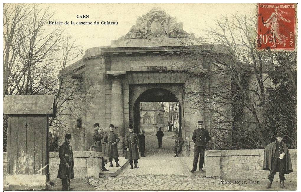 16a - 14 - Caen - Calvados - Entrée De La Caserne Du Château - Caen