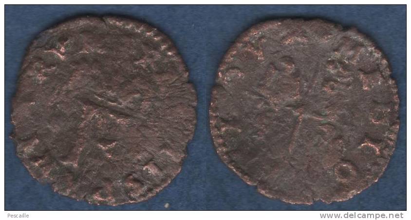 MILANO - MONNAIE DU DUCHE DE MILAN SOUS AUTORITE DE L´ESPAGNE ? - F COURONNE - HISPANI - FELIPPE II ? III ? - Feudal Coins