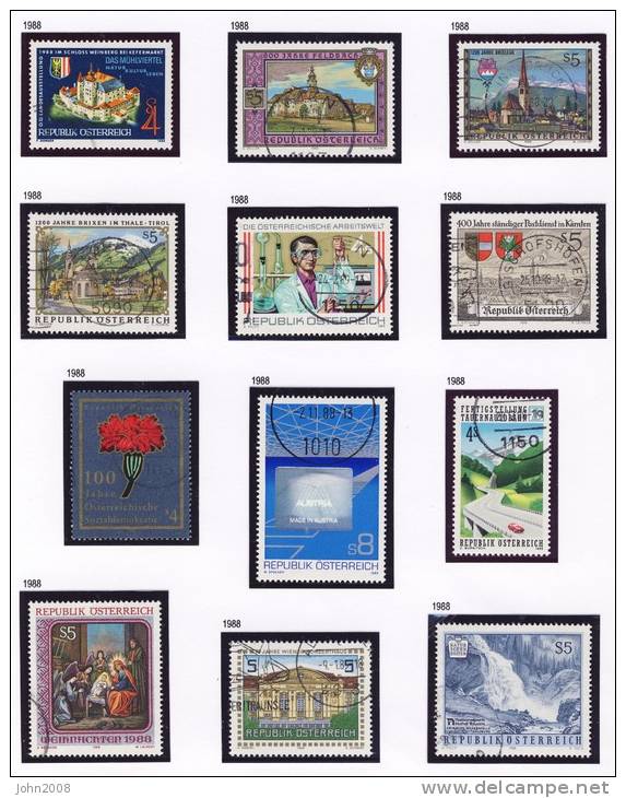 Österreich / Austria 1988 : Jahrgang / Year Collection * - Annate Complete