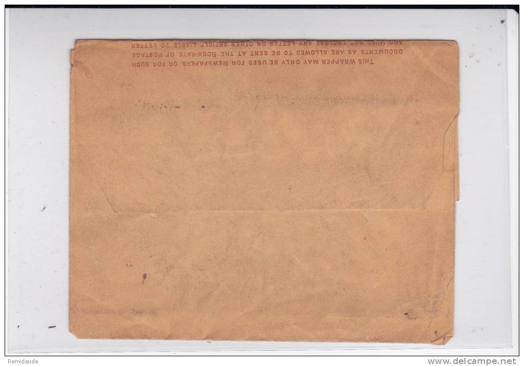 GB - 1896 - BANDE JOURNAL ENTIER POSTAL Avec AFFRANCHISSEMENT TRICOLORE Pour WORMS (GERMANY) - Lettres & Documents