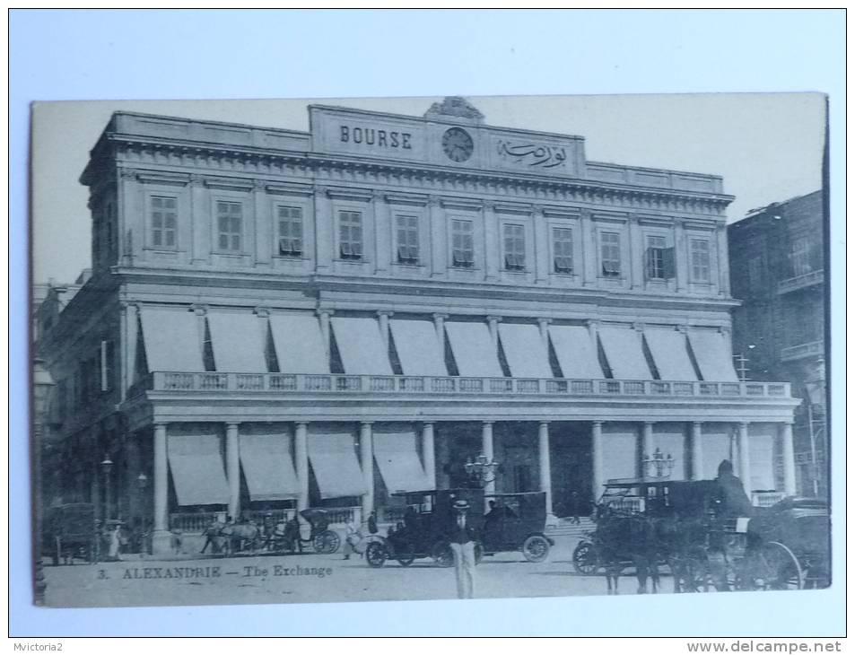 ALEXANDRIE, La BOURSE, The EXCHANGE - Autres & Non Classés